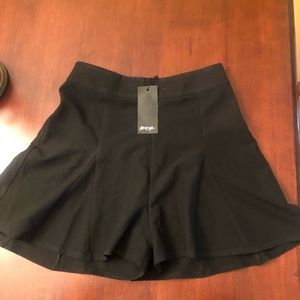 Black Nasty Gal Skater Skort